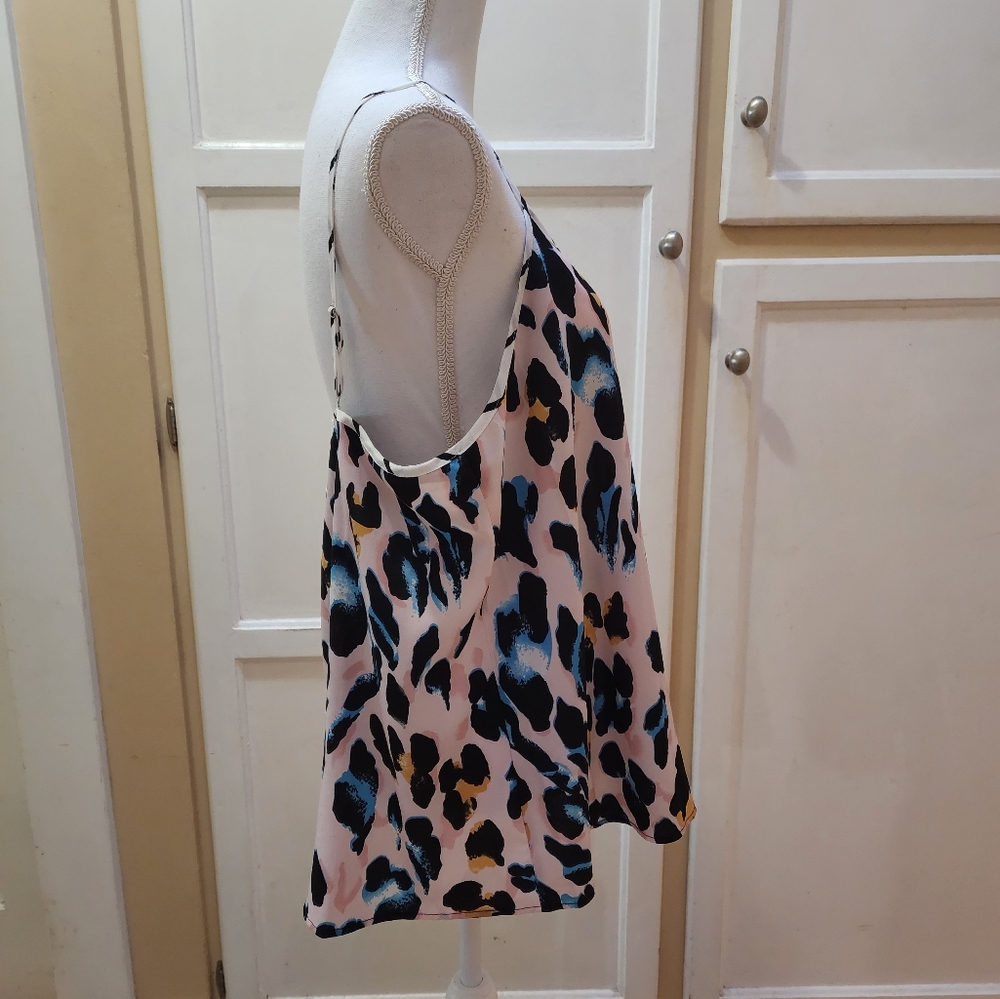 SHEIN Women's Stripped and Leopard Print Cami Top - Picture 11 of 13